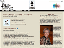Tablet Screenshot of c4.concertsingers.org